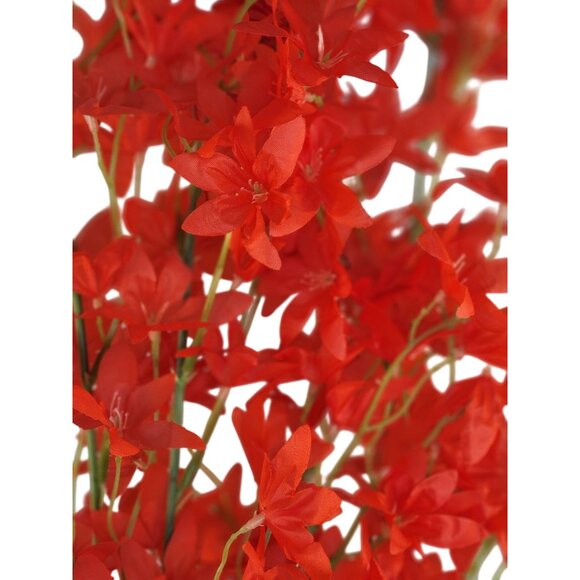 Artificial Red Floral Stems Filler Flowers - 2 Stems 42" Tall - DIY Decor & Craf - Picture 2 of 12